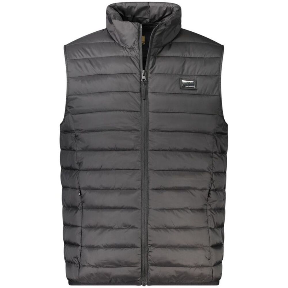 Cavalli Class Nero Polyester Men Men's Jacket